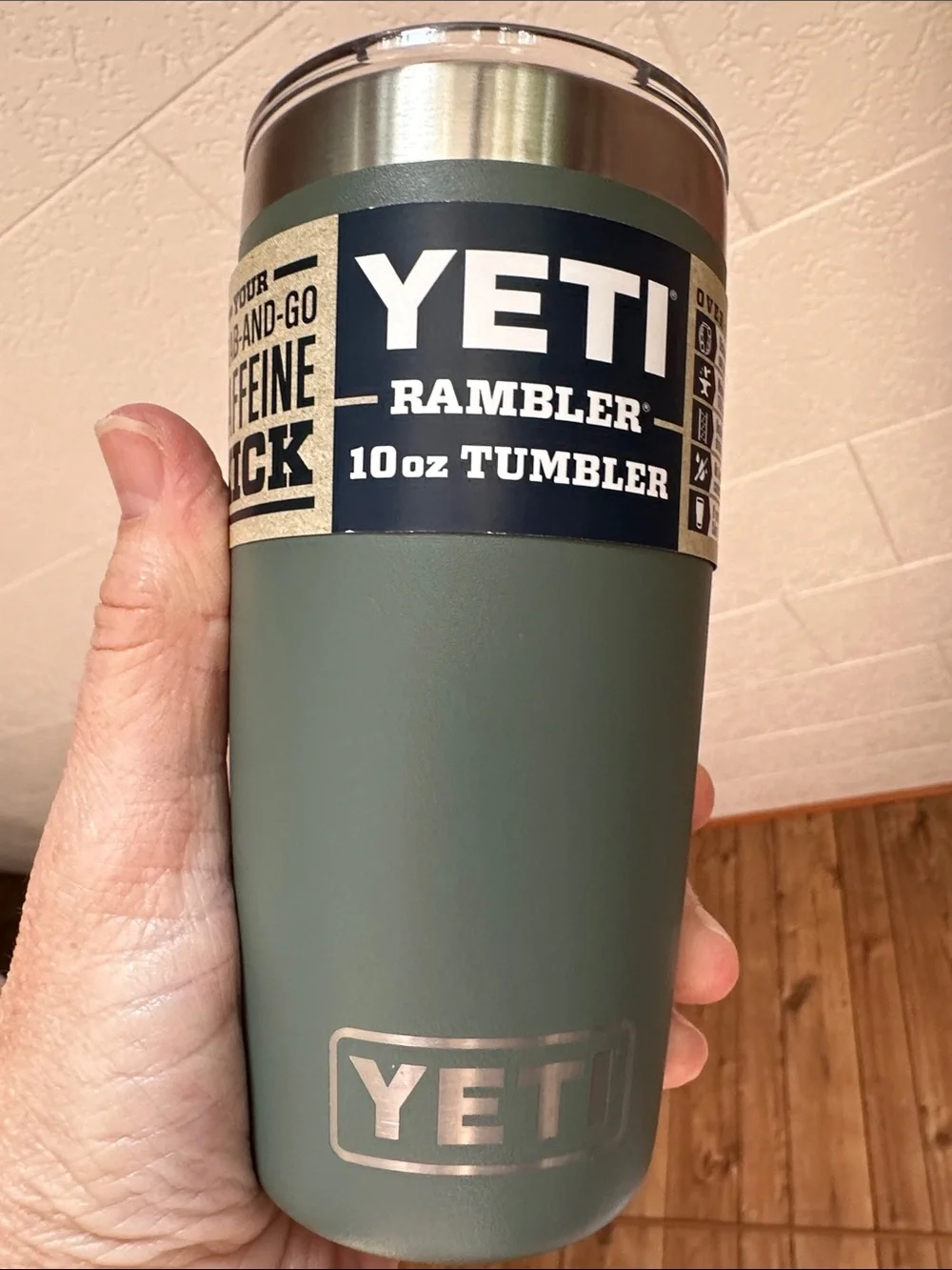 Yeti 10 oz Rambler Tumbler Camp Green. NWT